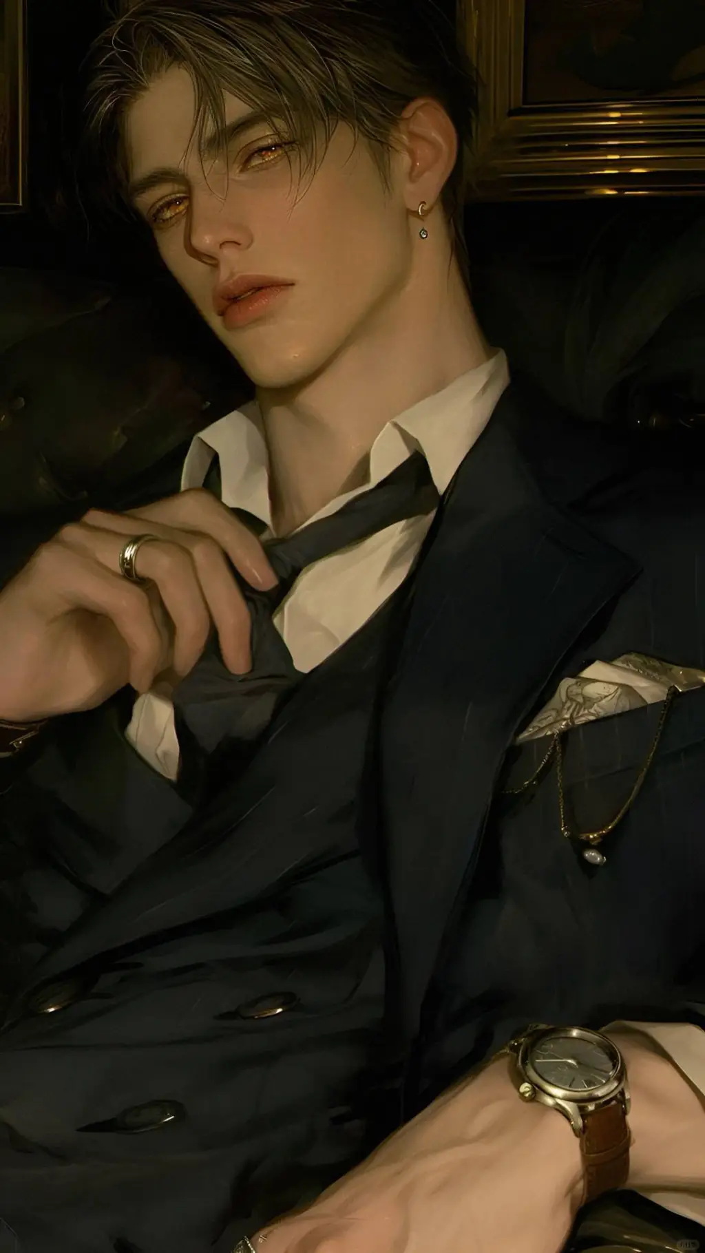 ai character: Leonardo Thorne  background