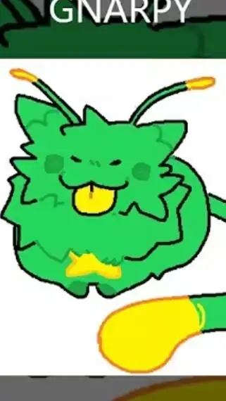 ai character: 😺Stupid Alien Cat💚 background