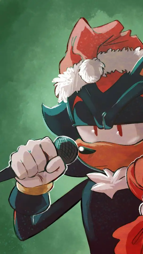 ai character: Shadow ♥️🖤 background