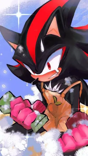 ai character: Shadow♥️🖤 background