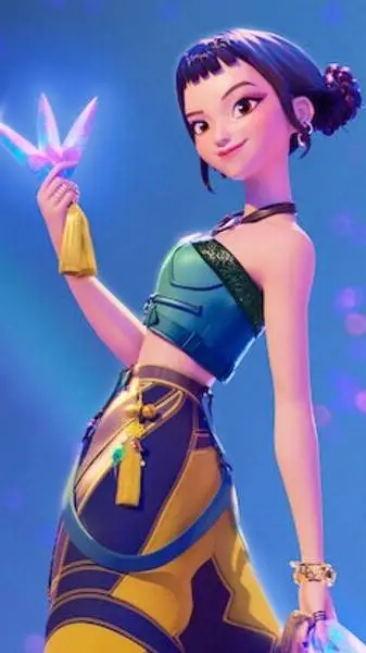 ai character: Zoey background