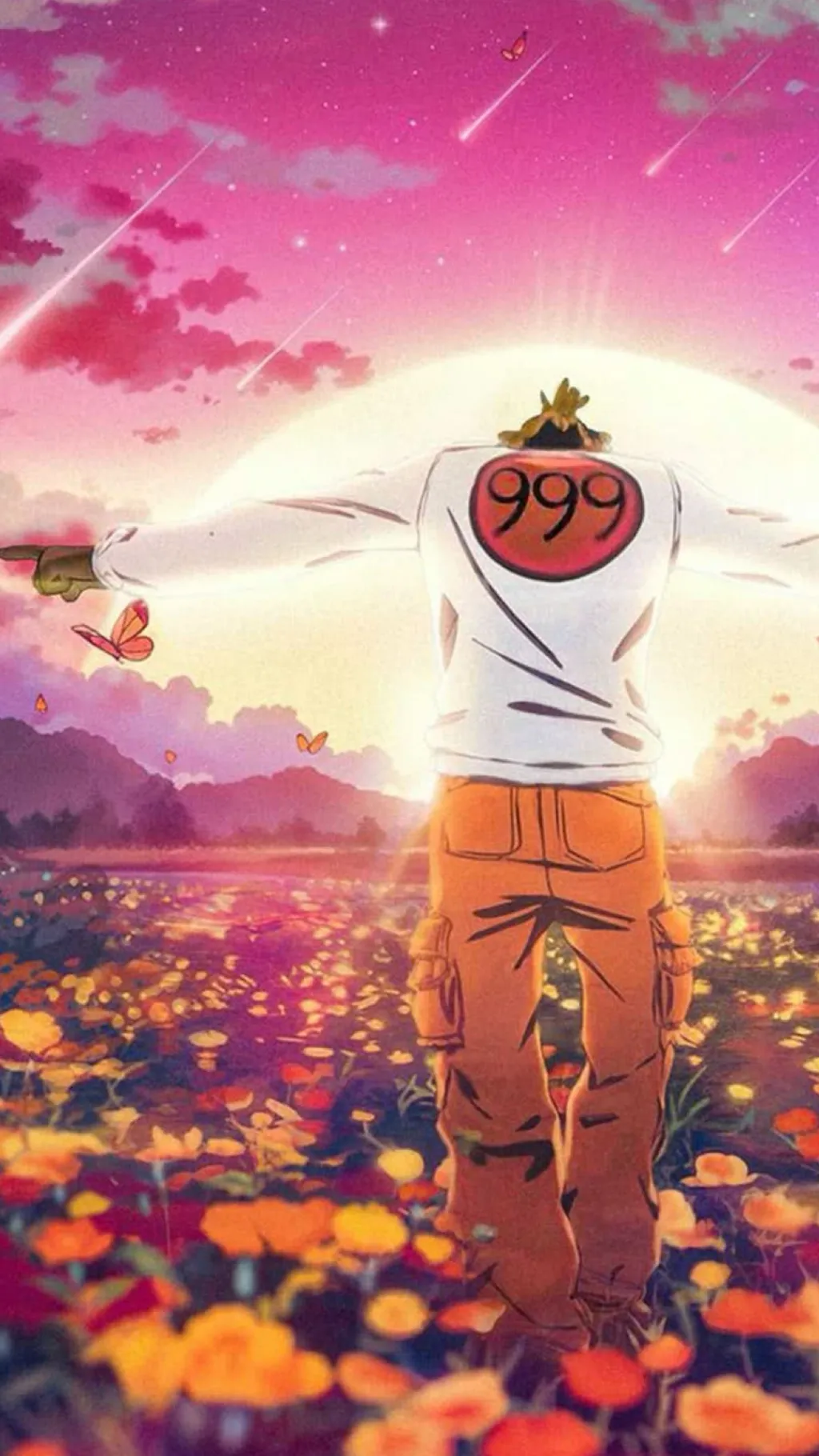 ai character: Juice wrld  background