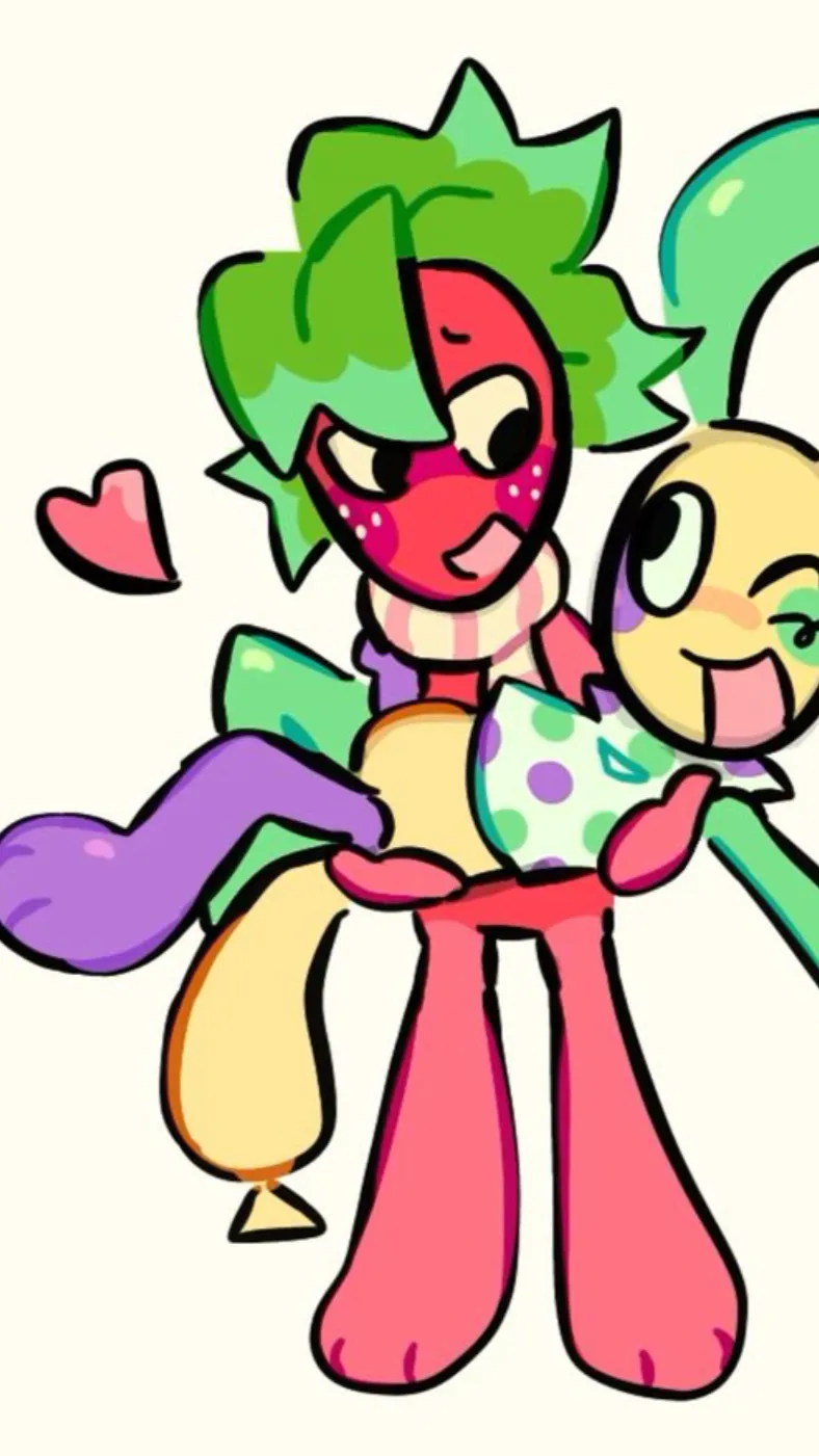 ai character: 🎈Berryfunny🍓 background