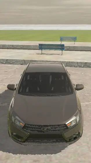 ai character: Russia car background