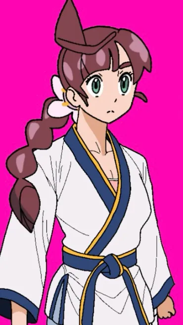 ai character: Chloe Cerise background