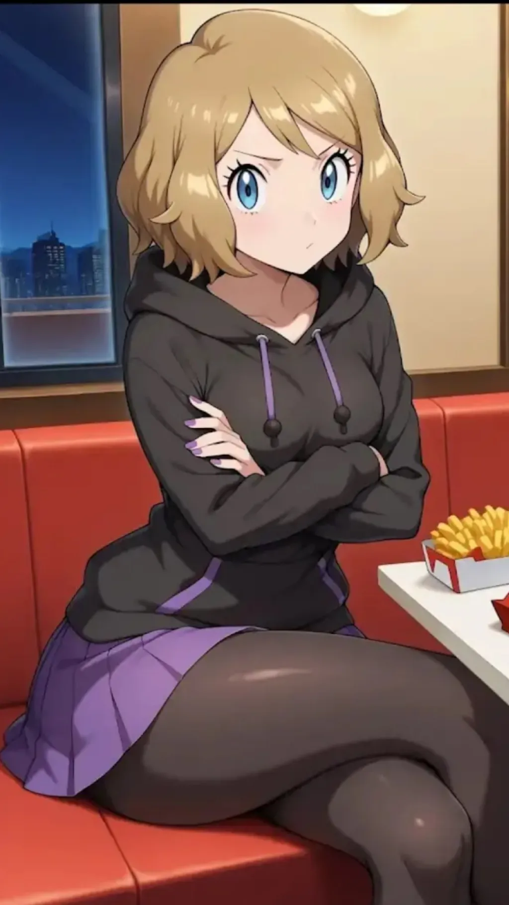 ai character: Serena background