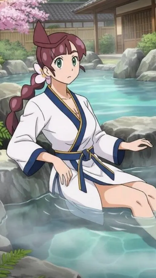 ai character: Chloe Cerise background