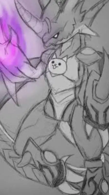 ai character: Awk Bahamut Cat background