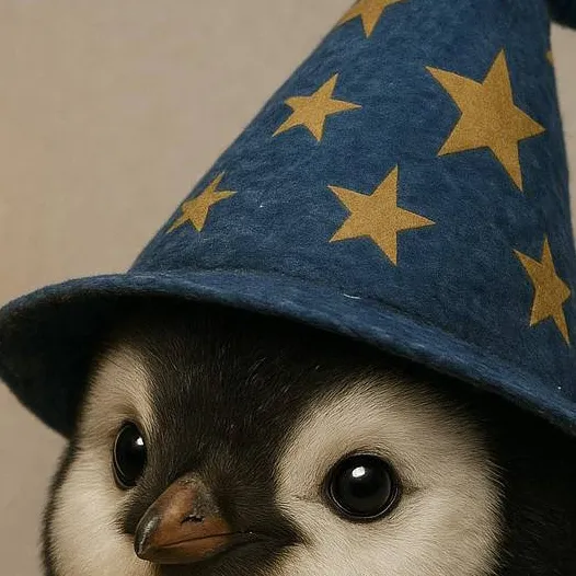 chat with ai character: the penguin wizard