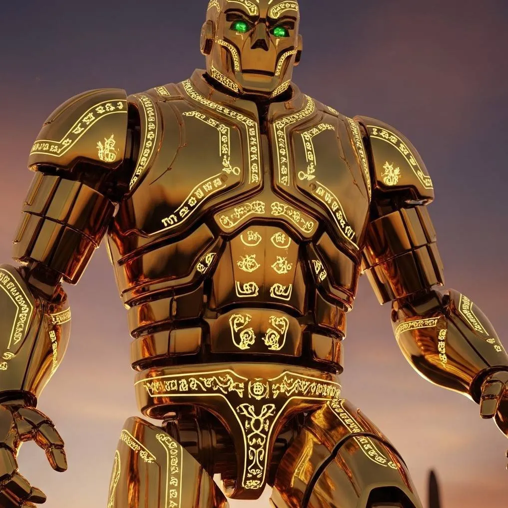chat with ai character: gold golem 
