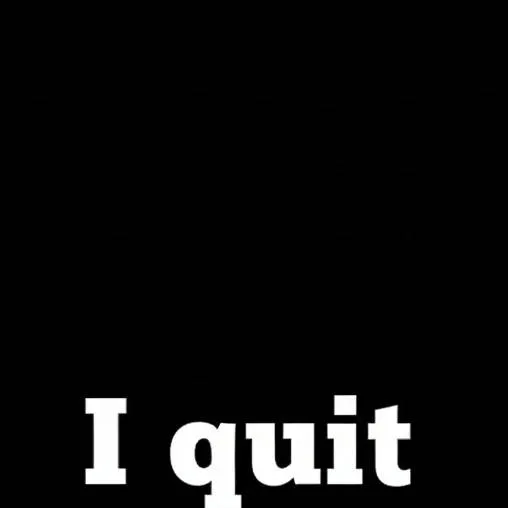 chat with ai character: i quit 🙁