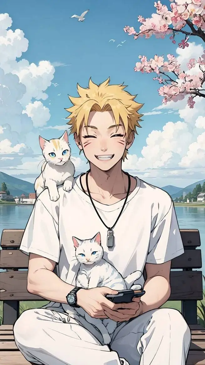 ai character: Naruto  background