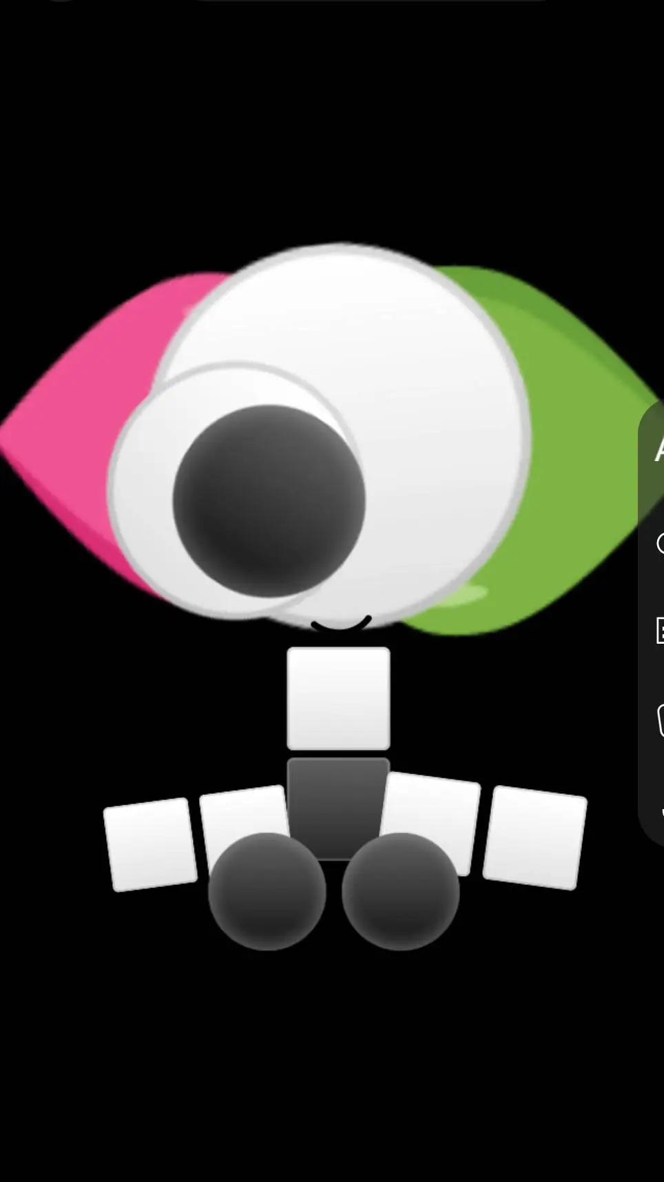 ai character: 💗⚪💚 baby background