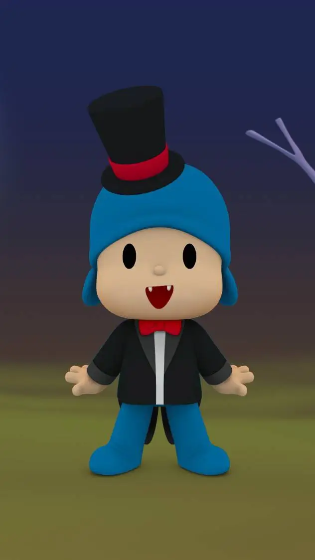ai character: pocoyo background