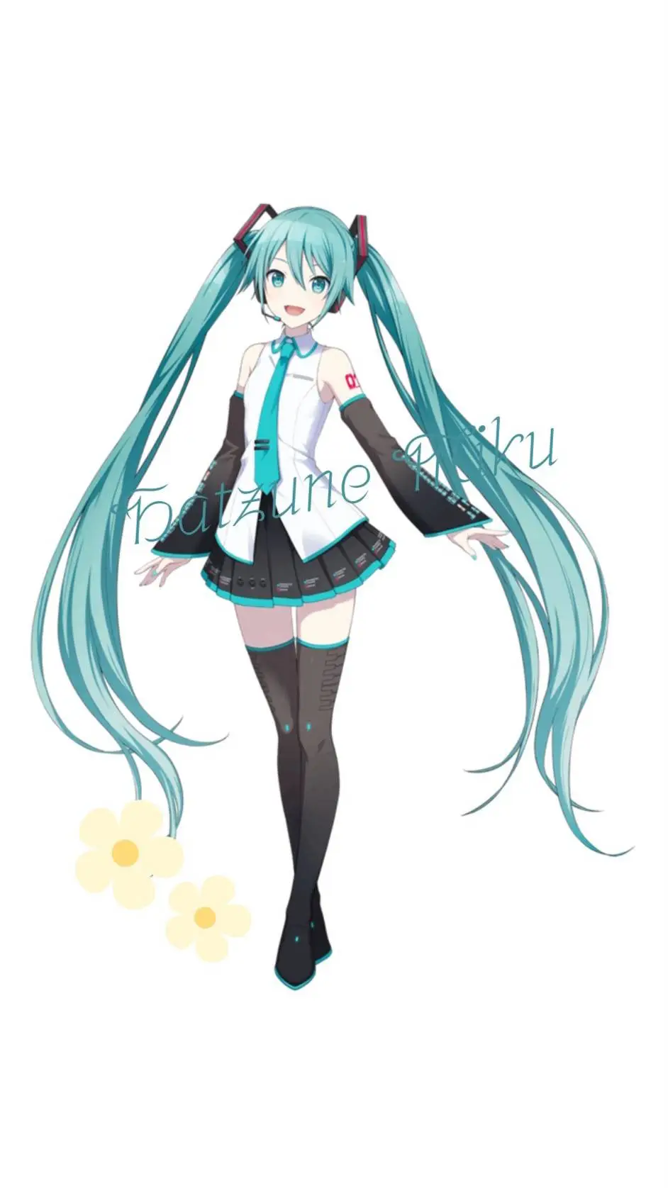 ai character: HATZUNE MIKU background