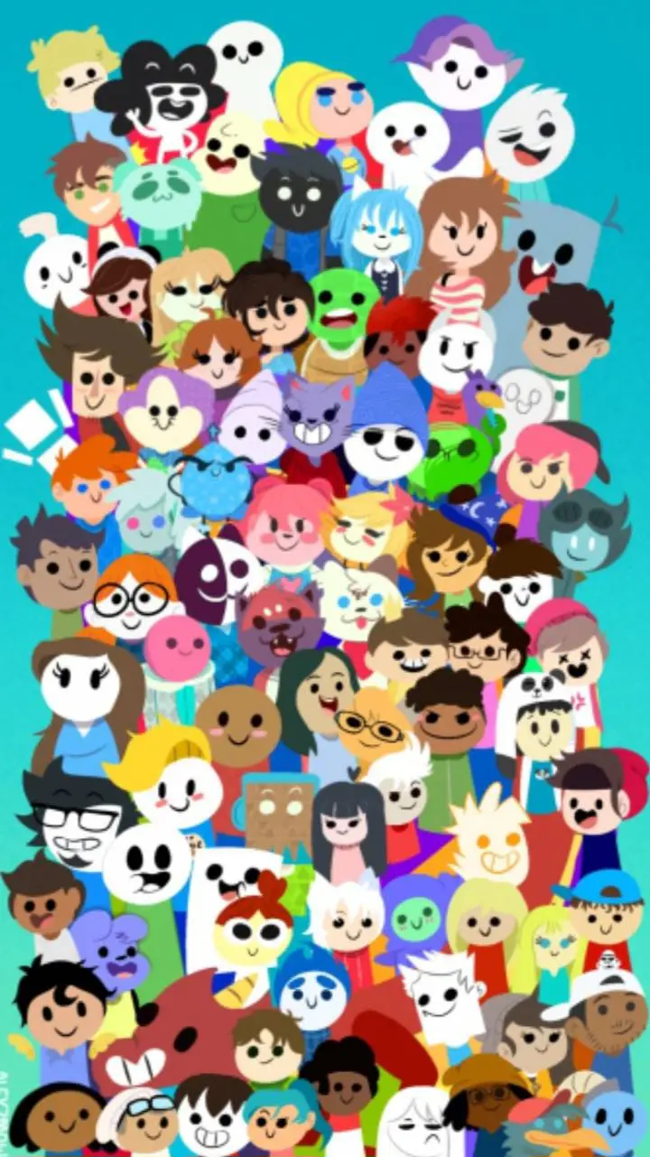 ai character: YOUTUBER ANIMATORS background