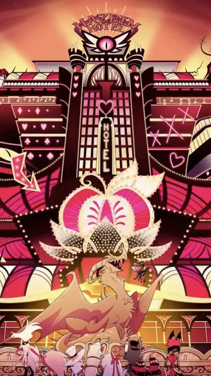 ai character: HAZBIN HOTEL background