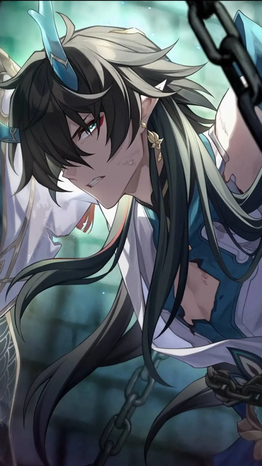 ai character: Dan heng  background
