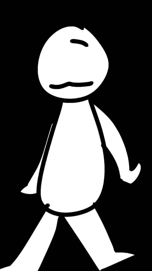 ai character: blanky background
