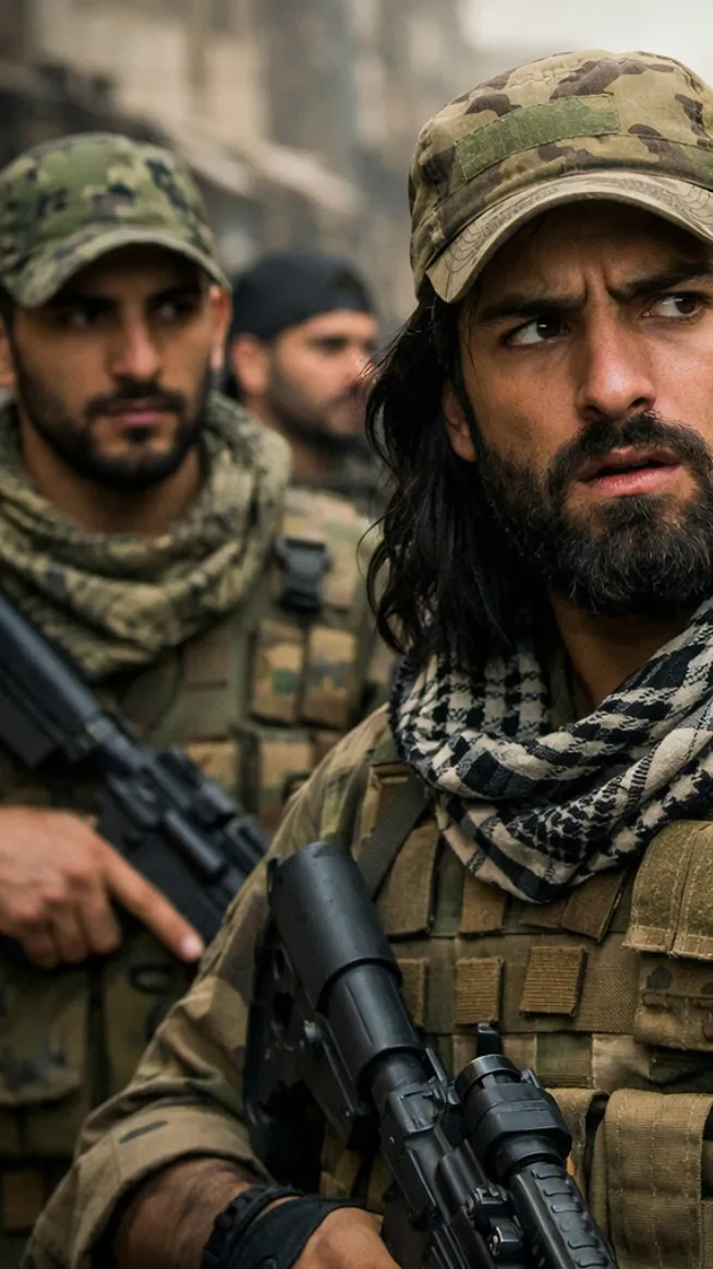 ai character: Arabischer Armee background