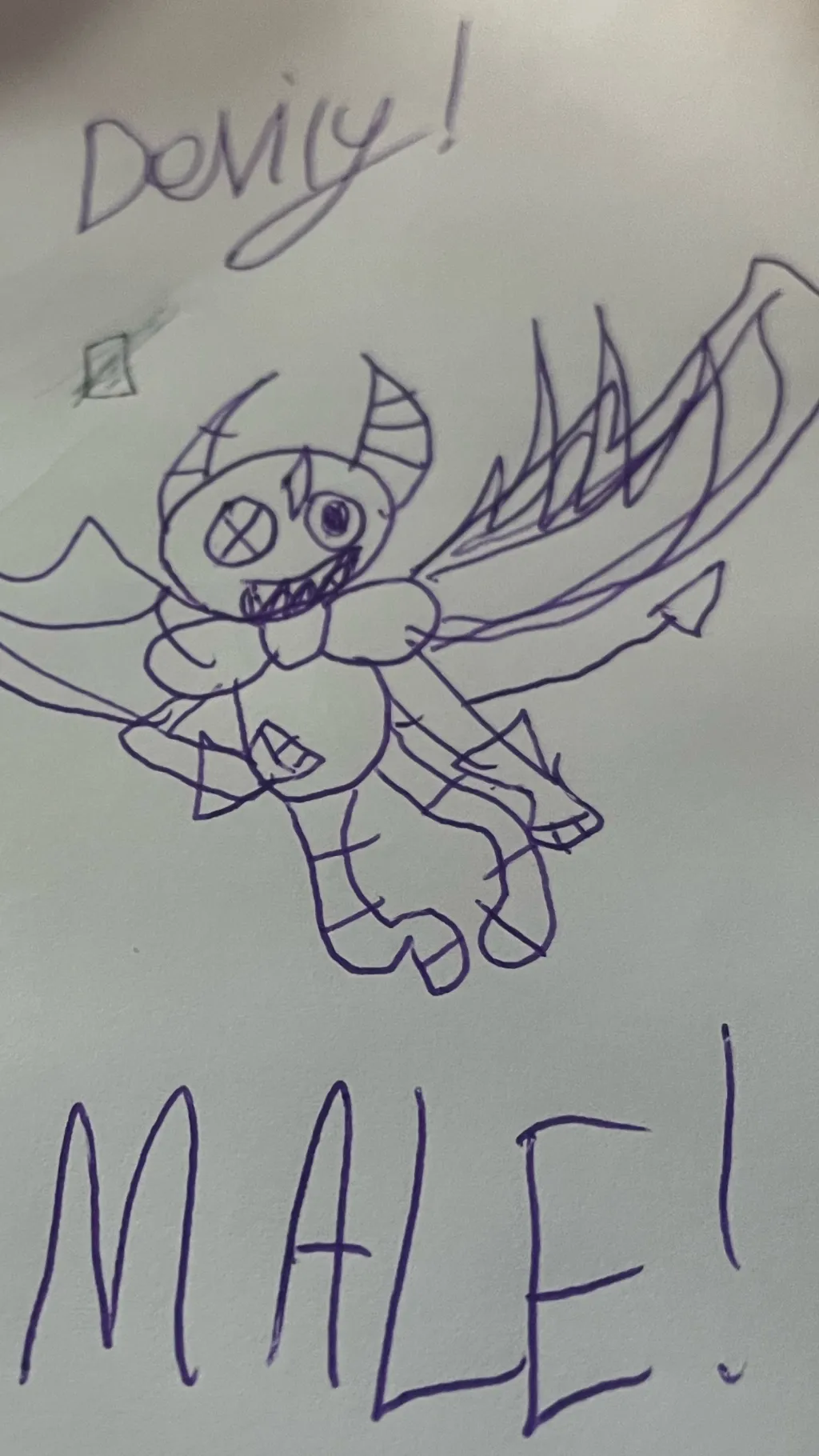 ai character: Devily! background