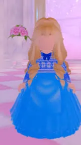 ai character: Blue girl (RH) background
