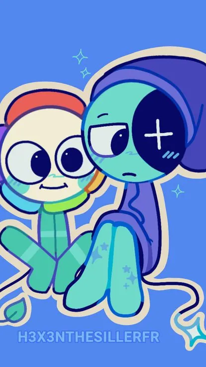 ai character: 🌙moonflower🌈 background