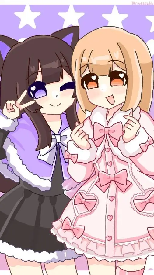 ai character: Creambah (My oc)  background