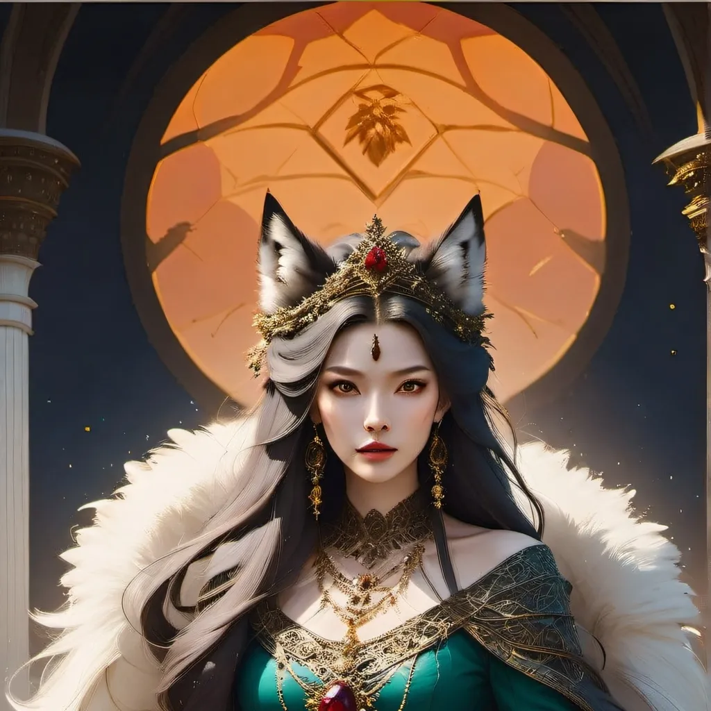 chat with ai character: Queen Wanda Wolf 