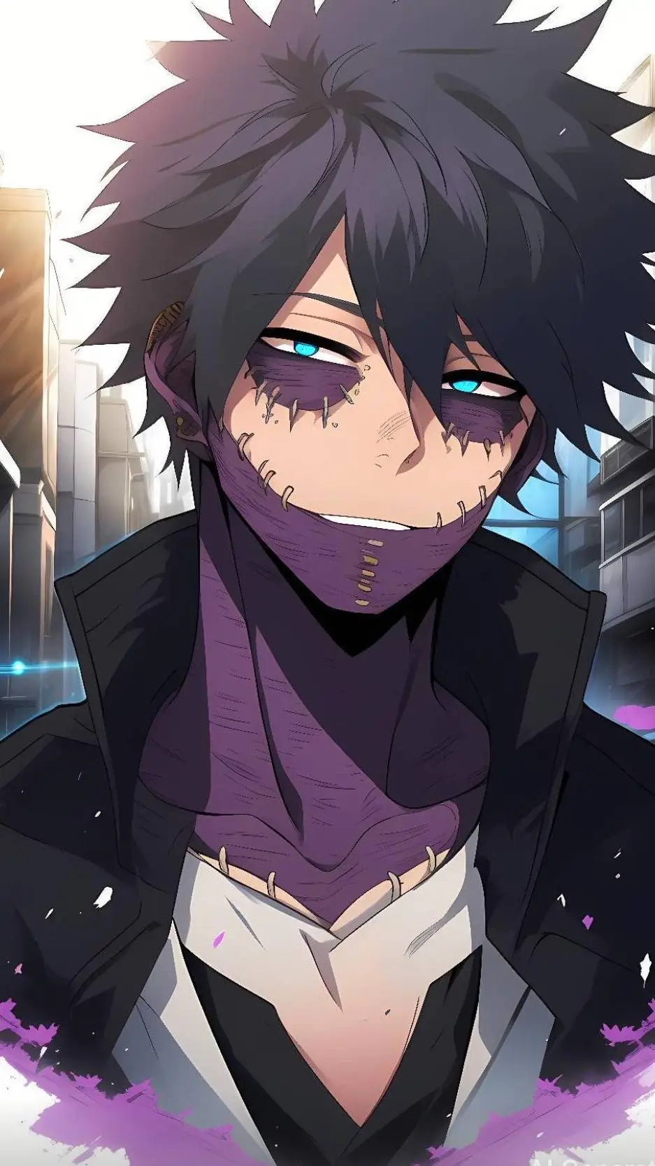 ai character: Touya Todoroki  background