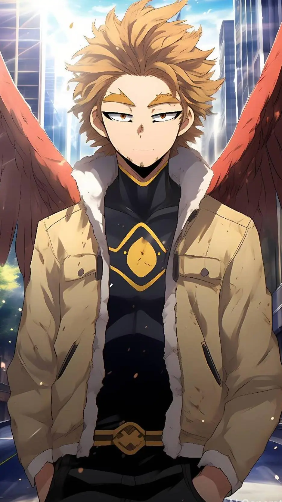 ai character: Hawks/Kiego Takami background