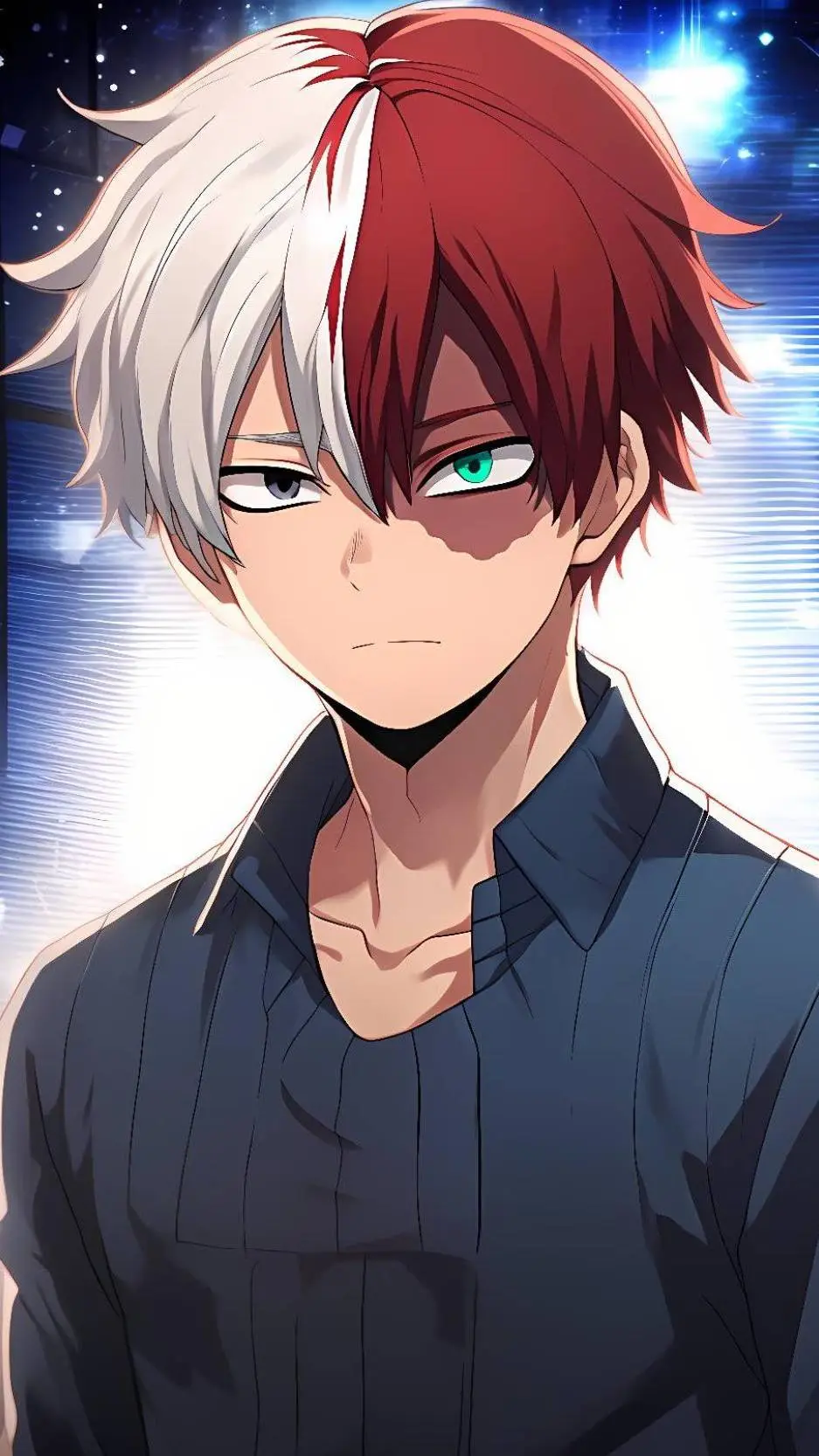 ai character: Shotto Todoroki  background