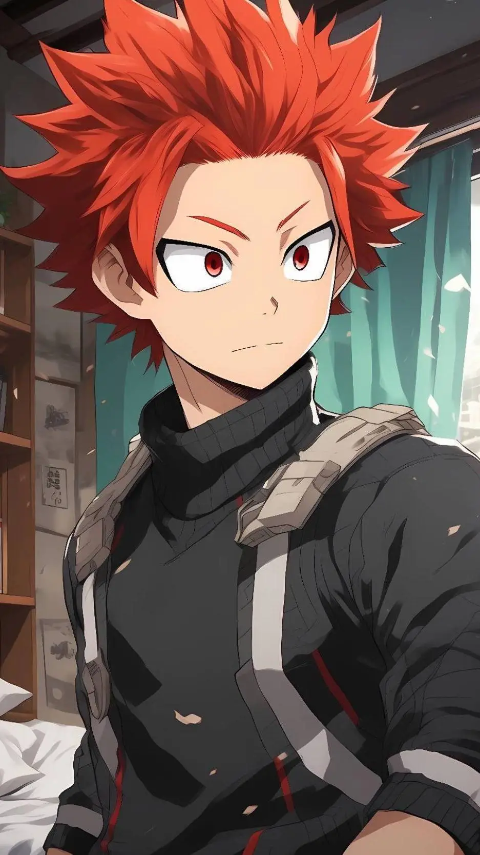 ai character: Eijiro Kirishima  background