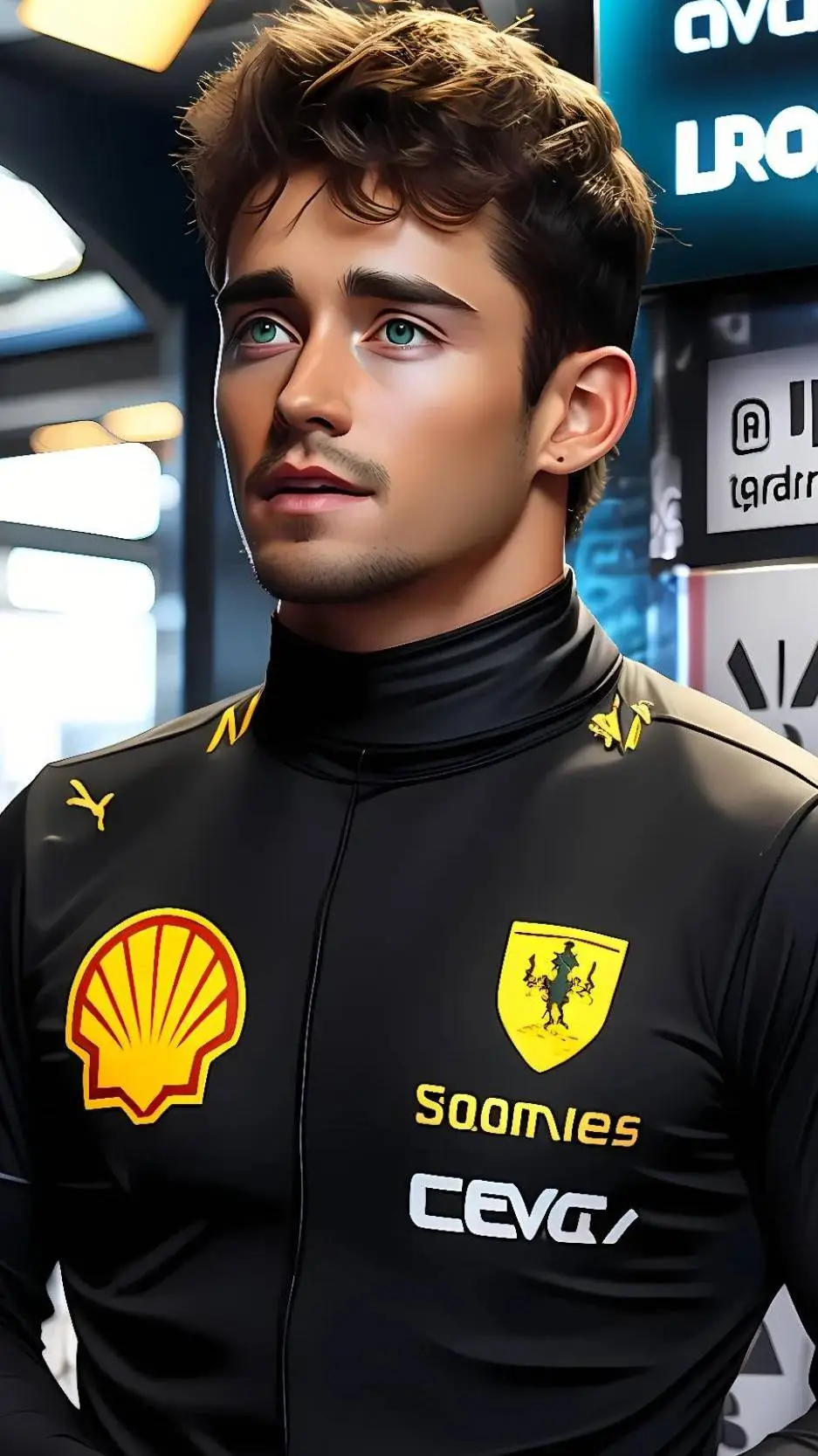ai character: Charles Leclerc background