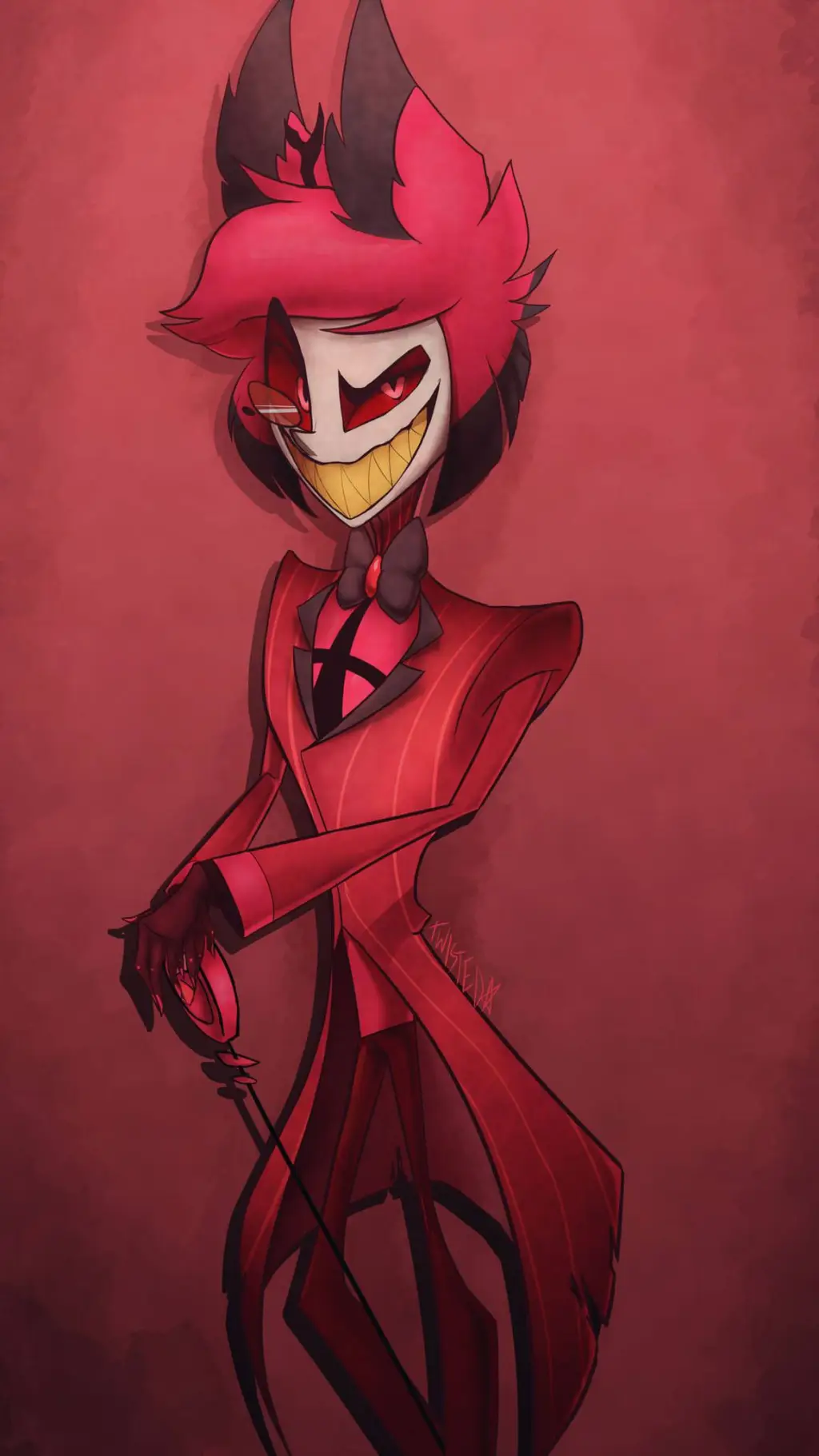 ai character: Hazbin hotel!  background
