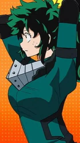 ai character: Deku background