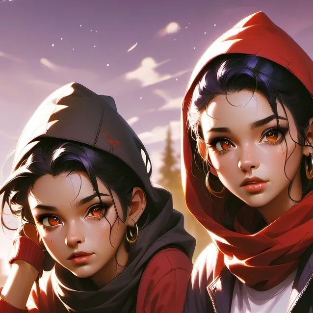 chat with ai character: Homeless Sisters