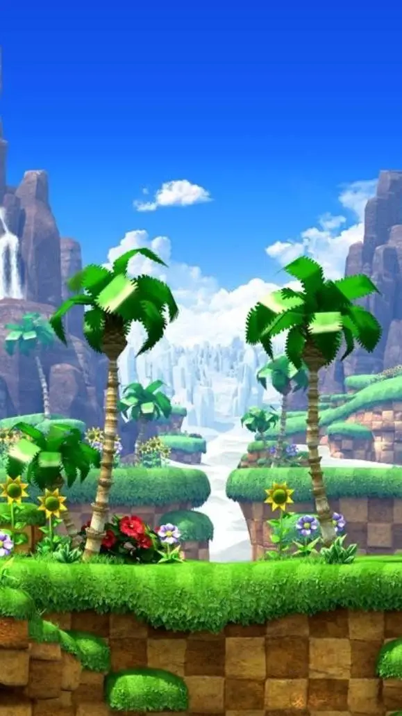 ai character: Sonic world background