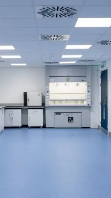 ai character: Lab room background