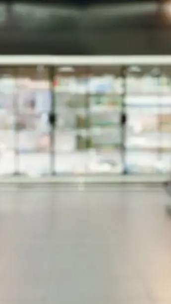 ai character: Grocery store background