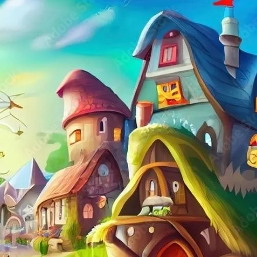 chat with ai character: Cartoon world