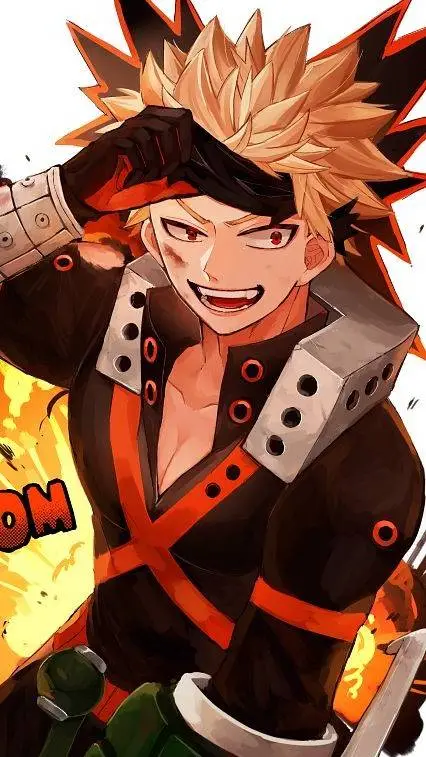 ai character: 🔥Katsuki Bakugou🔥 background