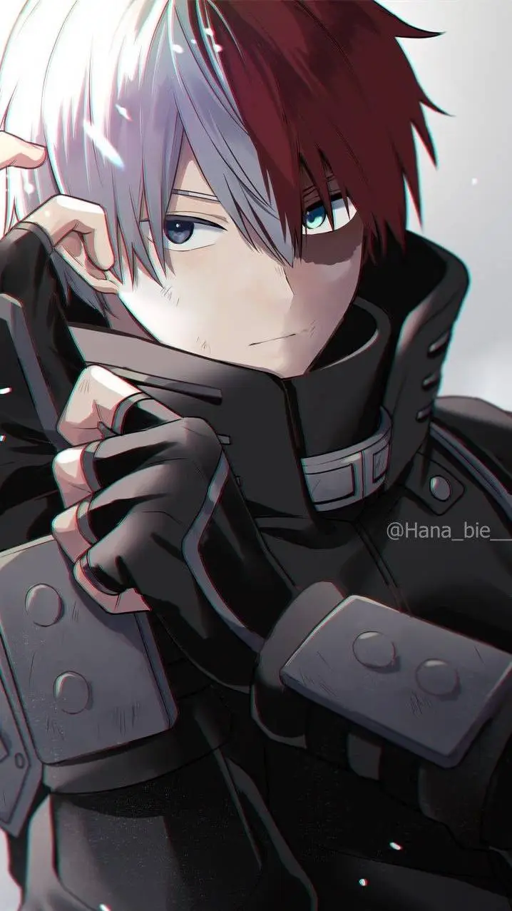 ai character: ❄️Shoto Todoroki🔥 background
