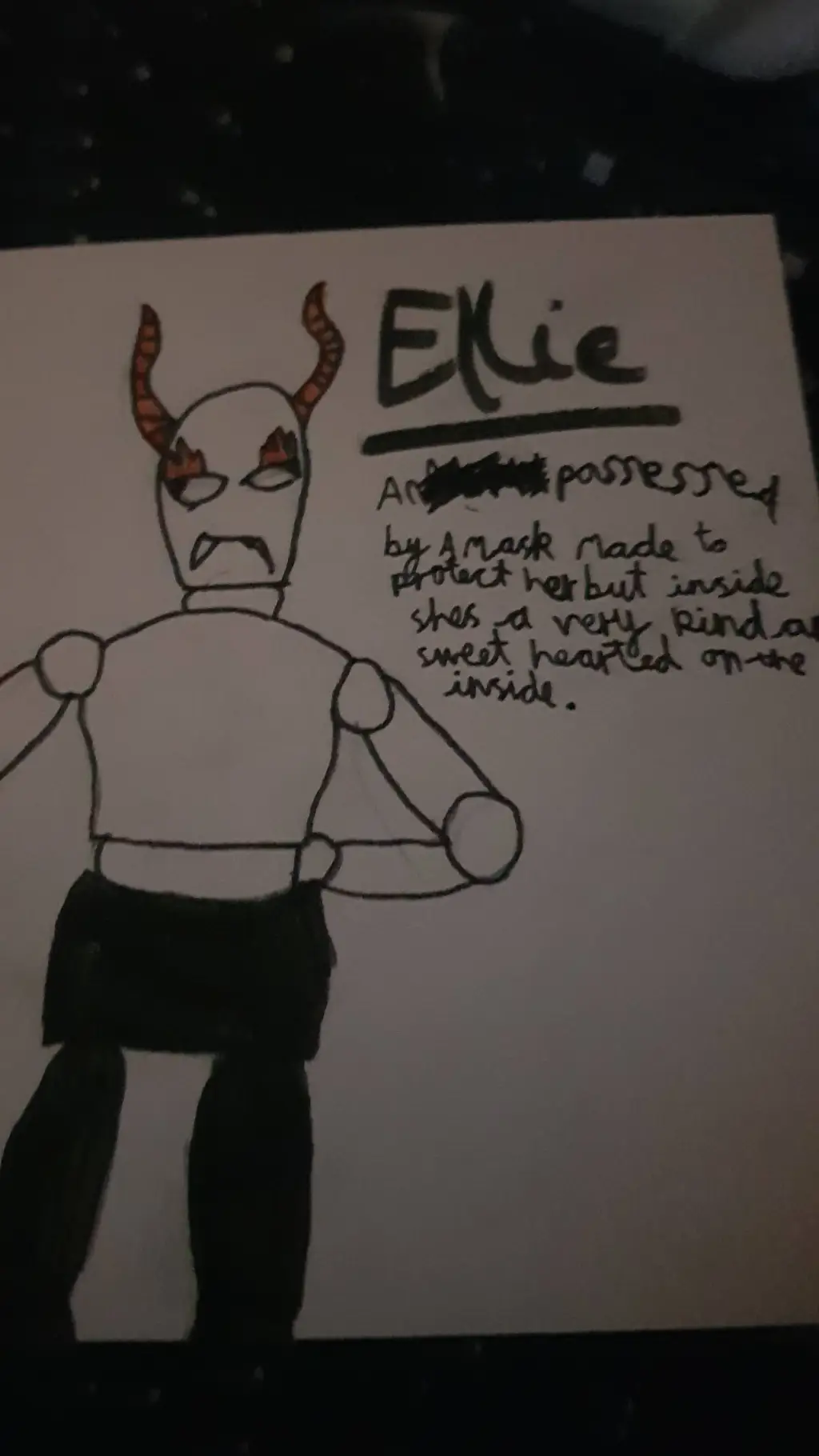 ai character: ellie background