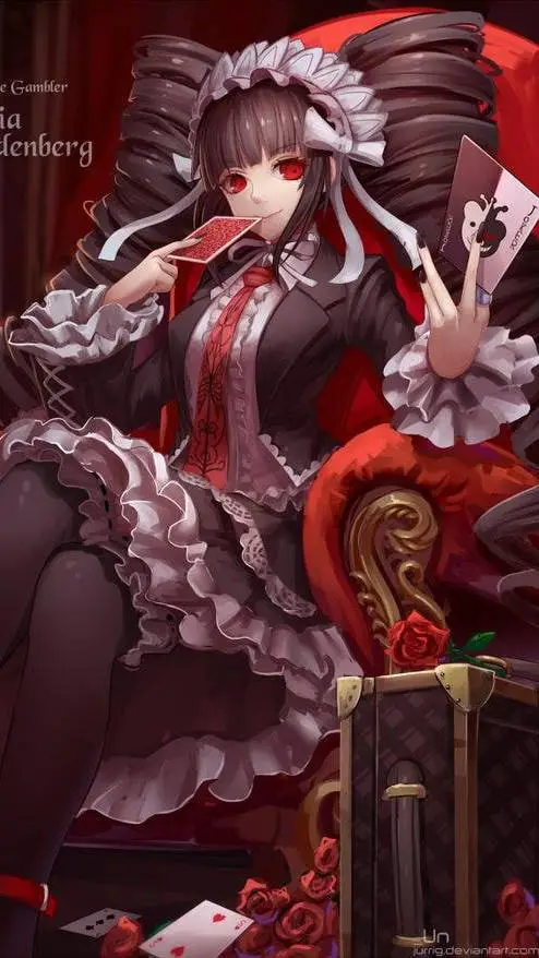 ai character: Celestia Ludenberg background