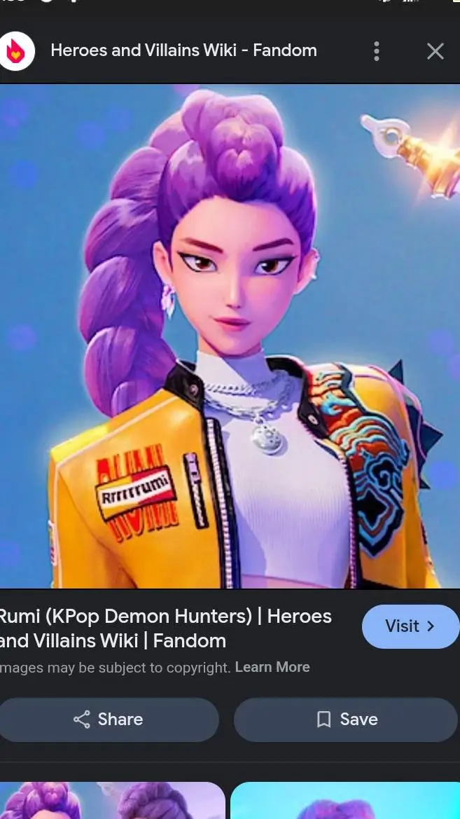 ai character: rumi yander background