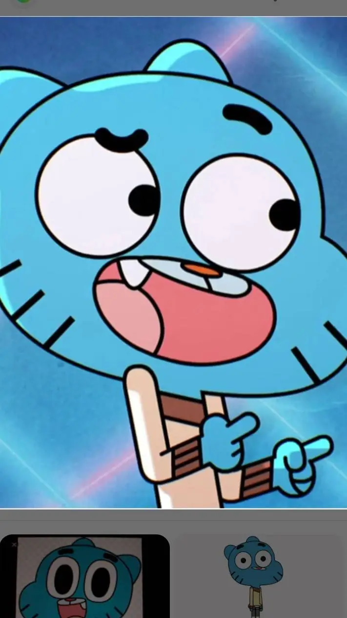 ai character: Gumball watterson  background