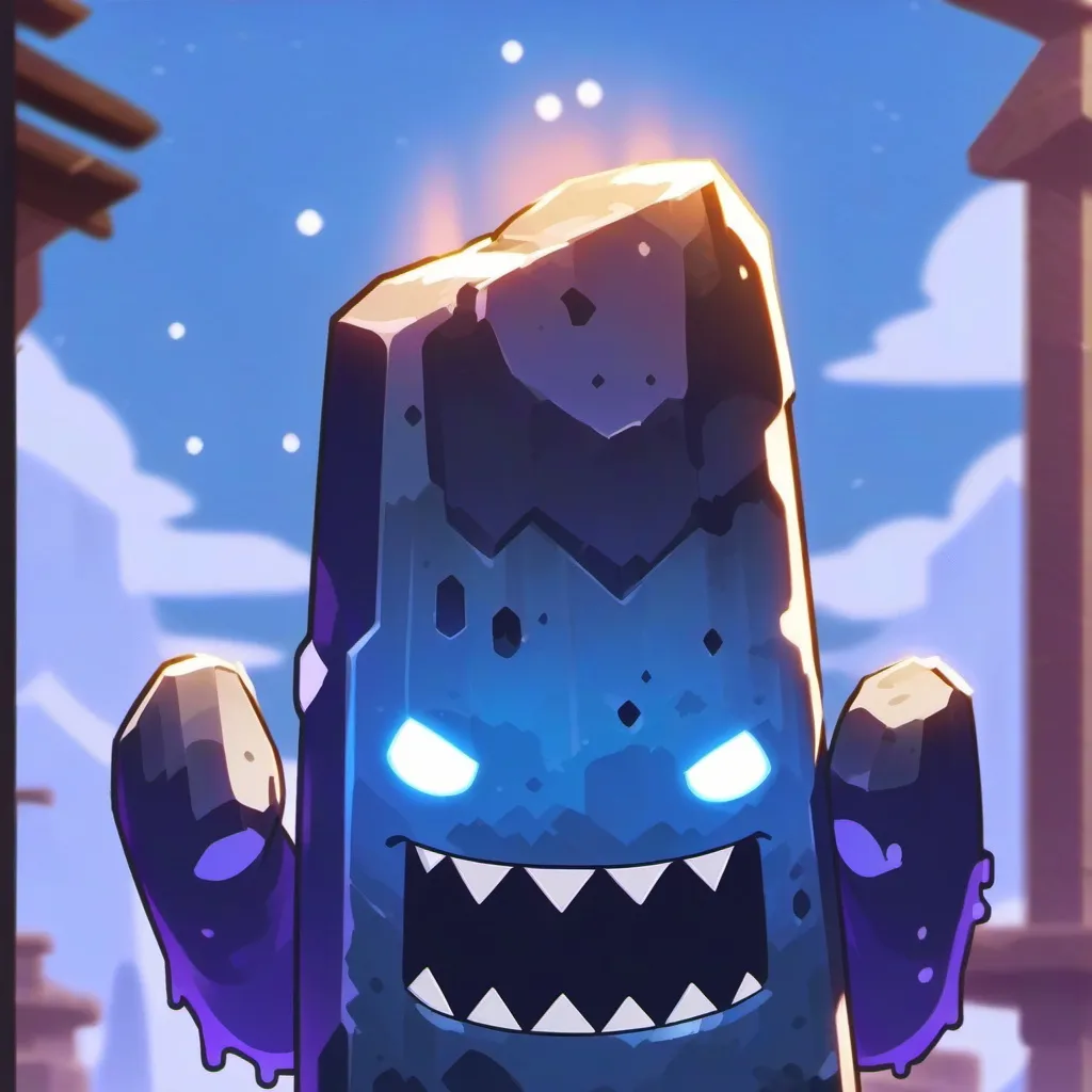 chat with ai character: Rock Slime 