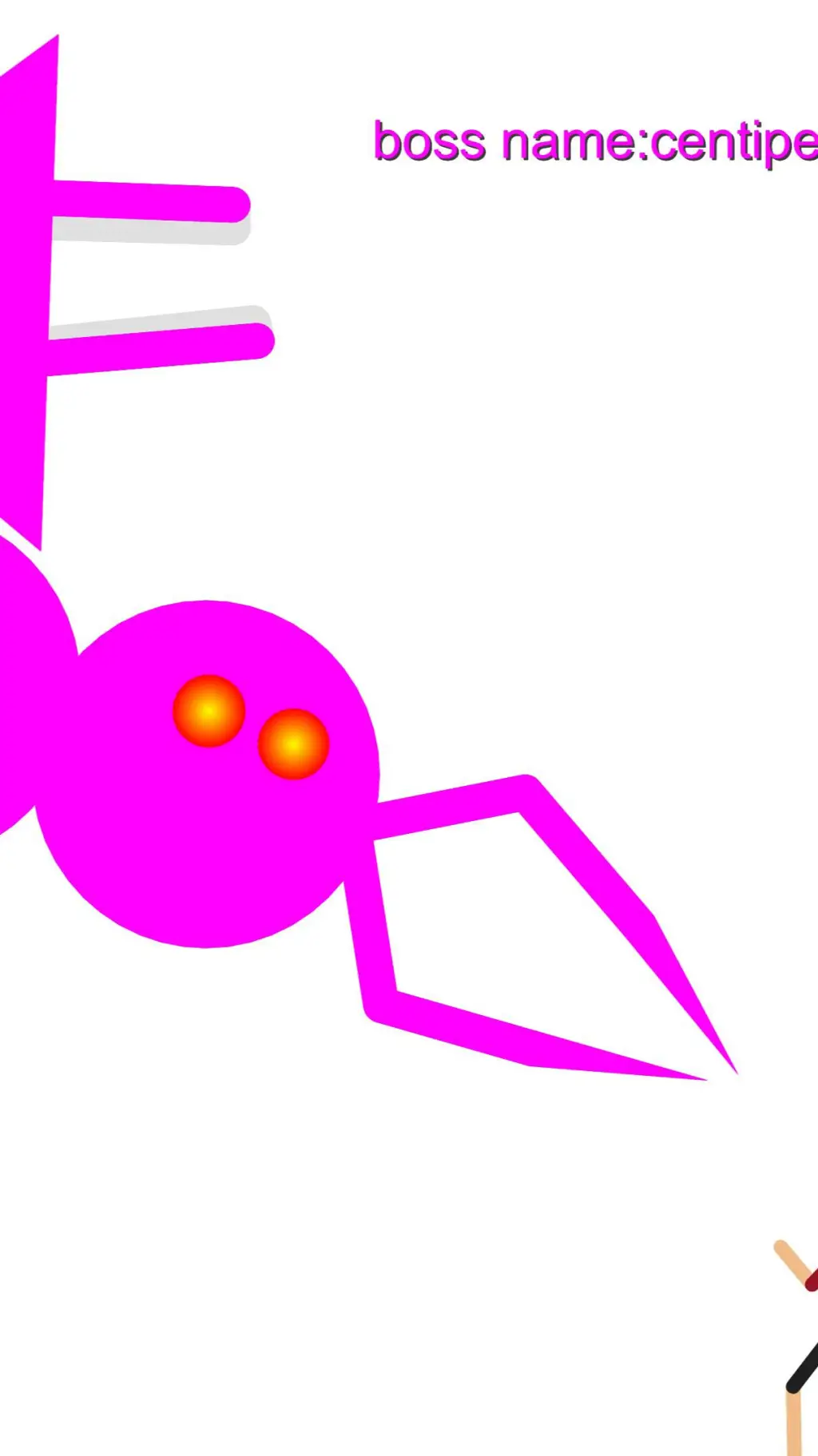 ai character: Boss is centipede background