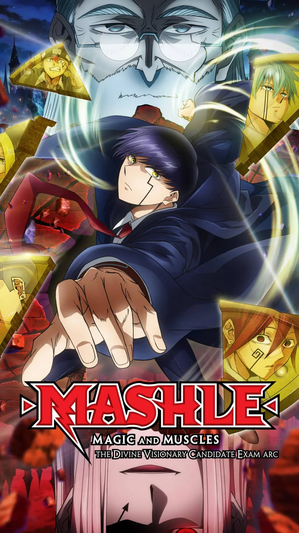 ai character: Mashle Final Exam background